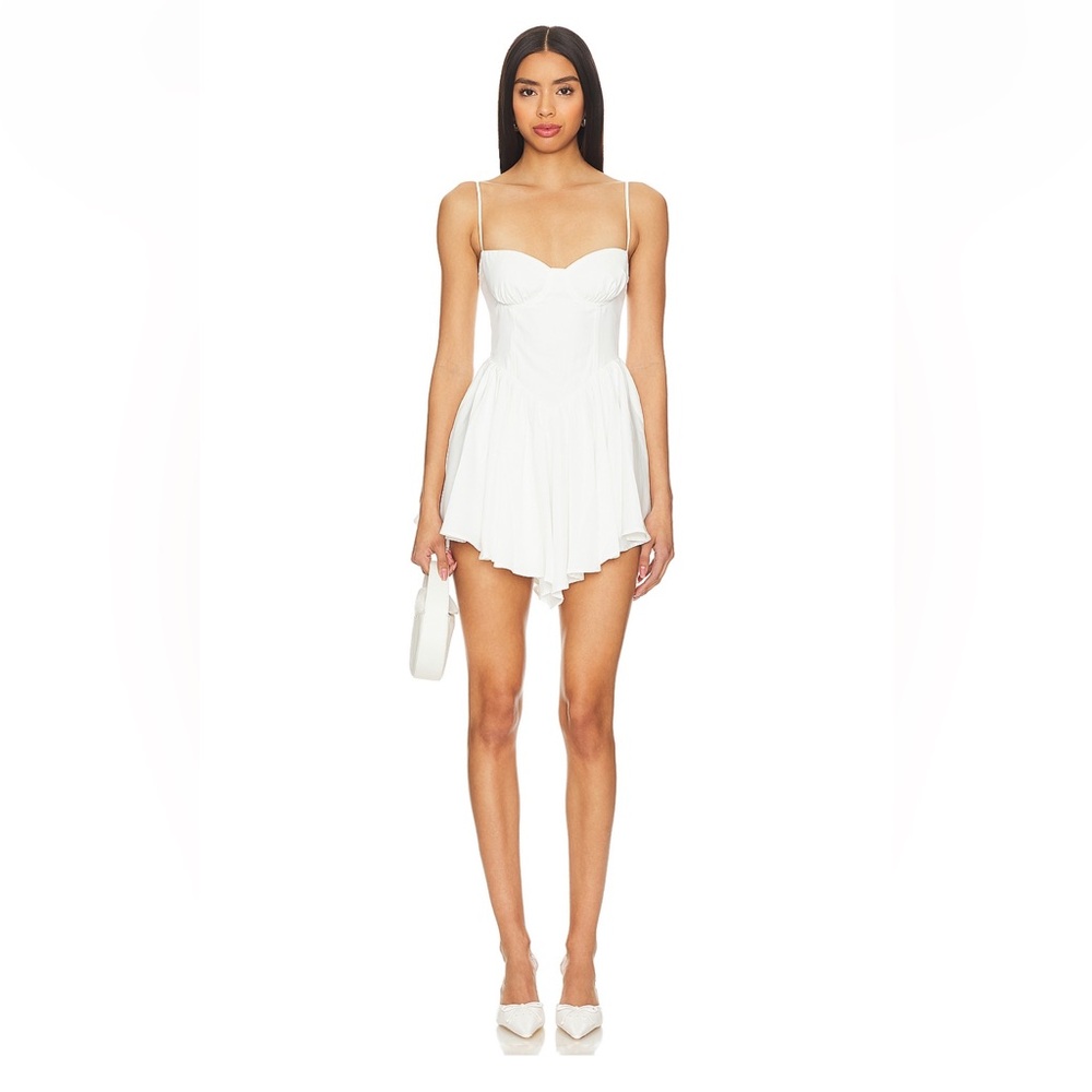 White mini dress. Only wore once.